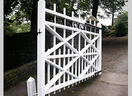 The new gate after installation