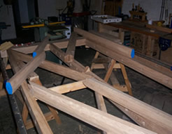 The new gate under construction